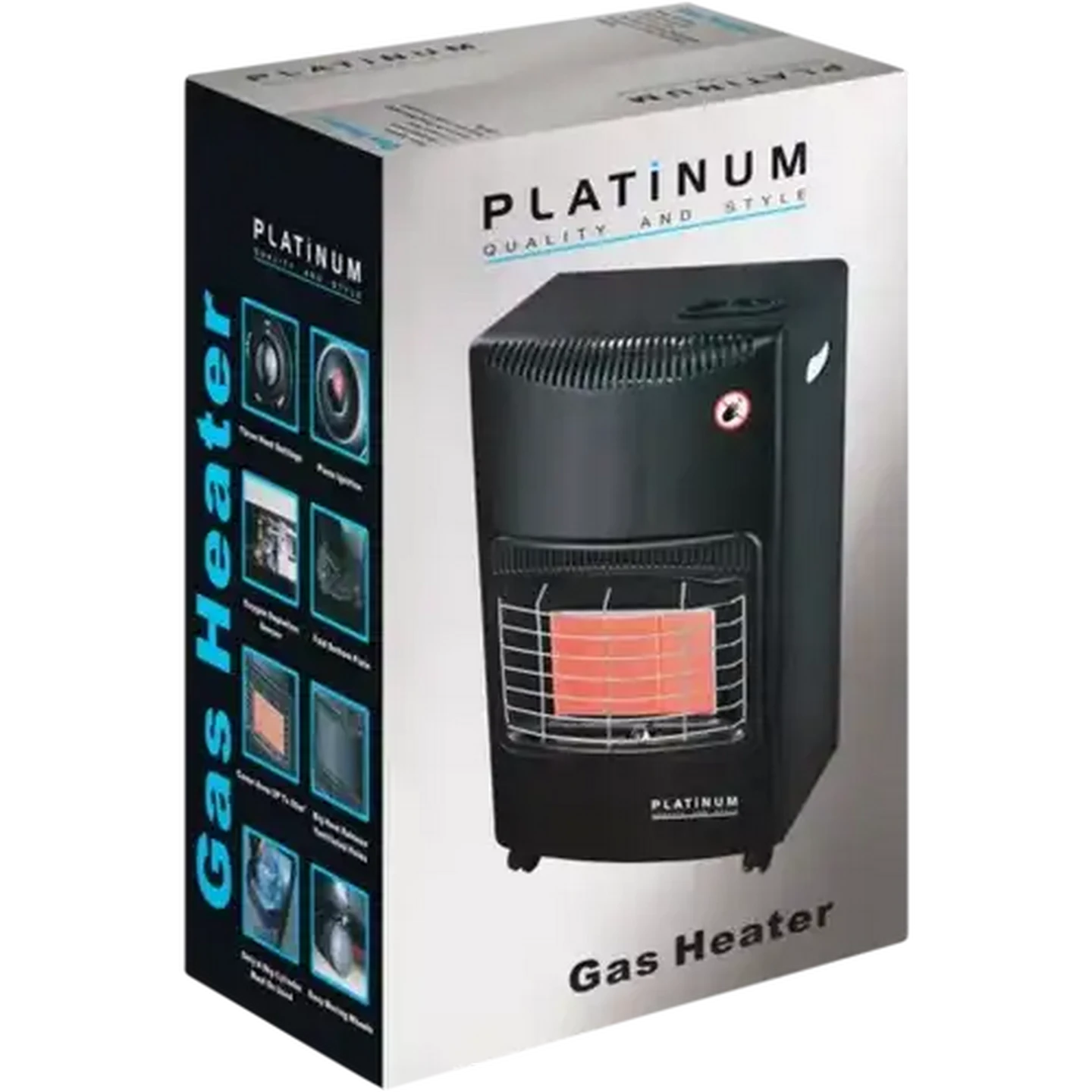Checkers Sixty60 | Platinum Black 3 Panel Gas Heater 4200W