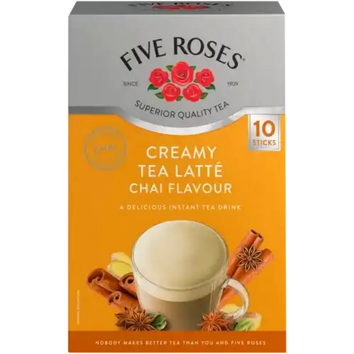Checkers Sixty60 | Five Roses Chai Flavour Creamy Tea Latté 10 Pack