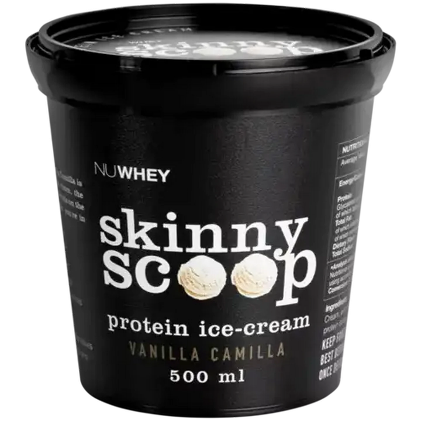 Image of Skinny Scoop Vanilla Camilla Protein Ice-Cream 500ml