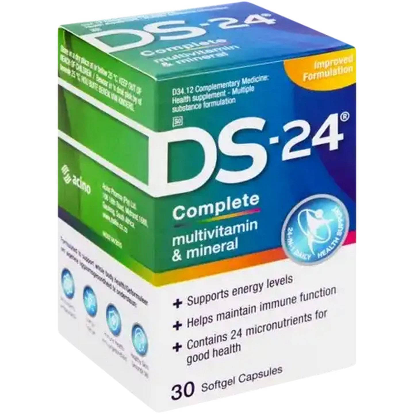 Checkers Sixty60 | DS-24 Complete Multivitamin & Mineral Softgel