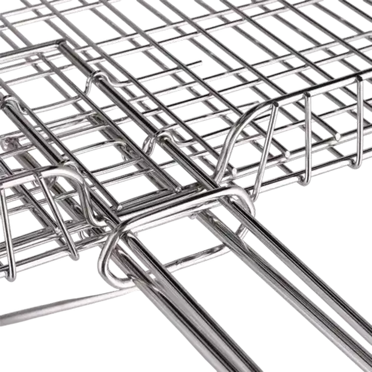Image of HotRods Silver Stainless Steel U-Braai Grid 440mm x 330mm x 40mm