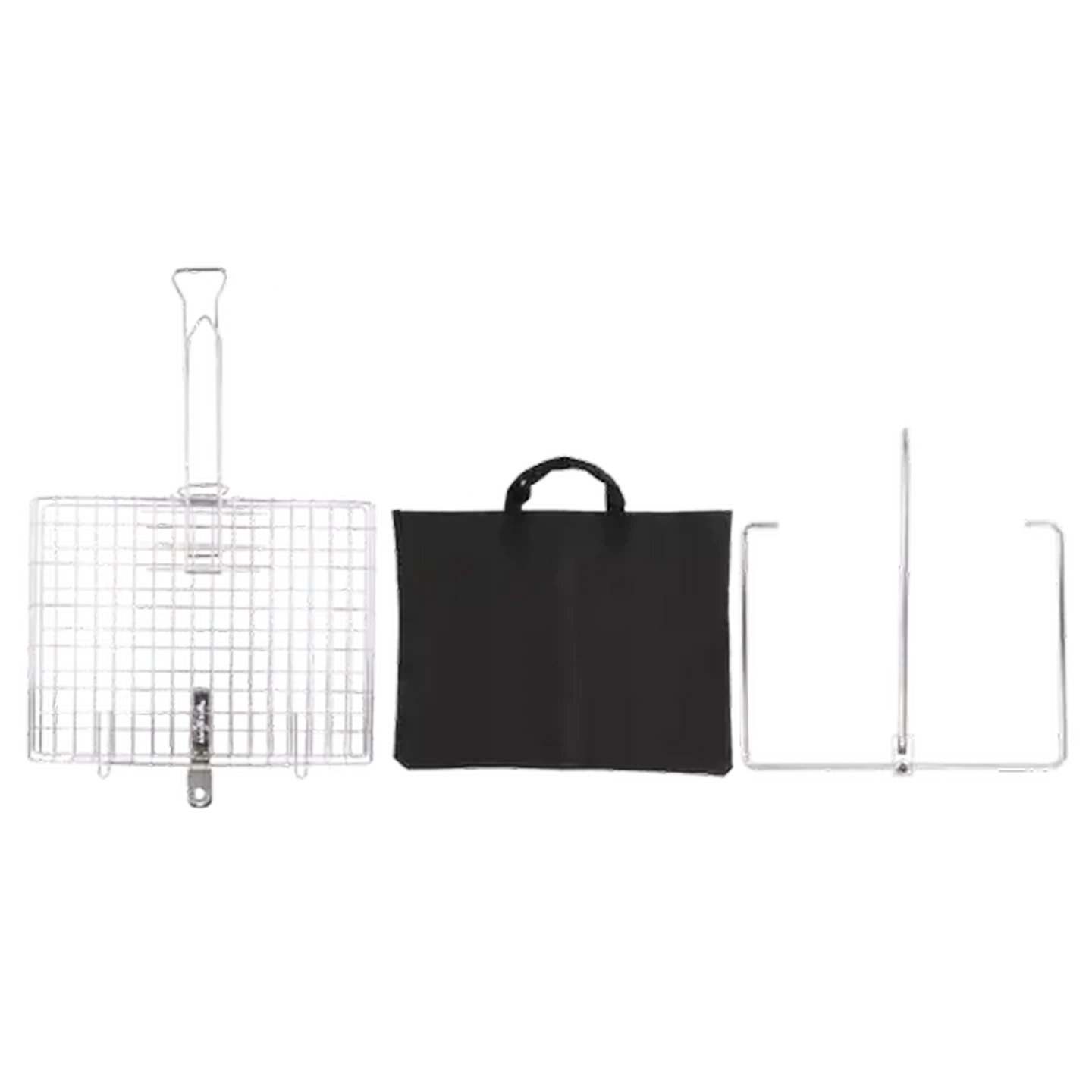 Image of HotRods Silver Stainless Steel U-Braai Grid 440mm x 330mm x 40mm