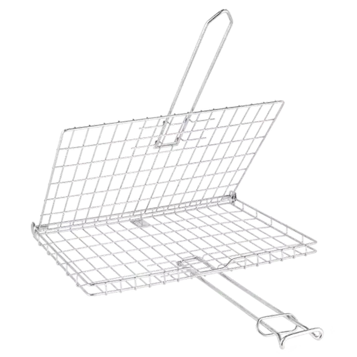 Image of HotRods Silver Hands-Free Stainless Steel Braai Grid 440mm x 330mm
