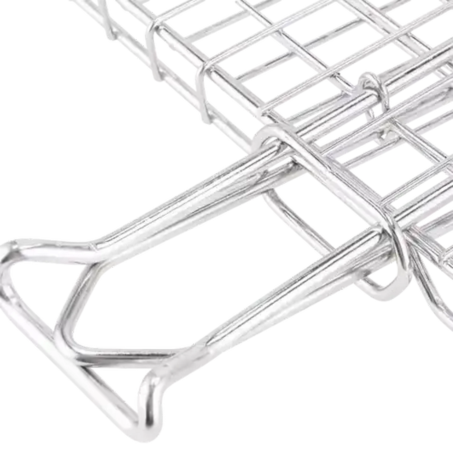 Image of HotRods Silver Hands-Free Stainless Steel Braai Grid 440mm x 330mm
