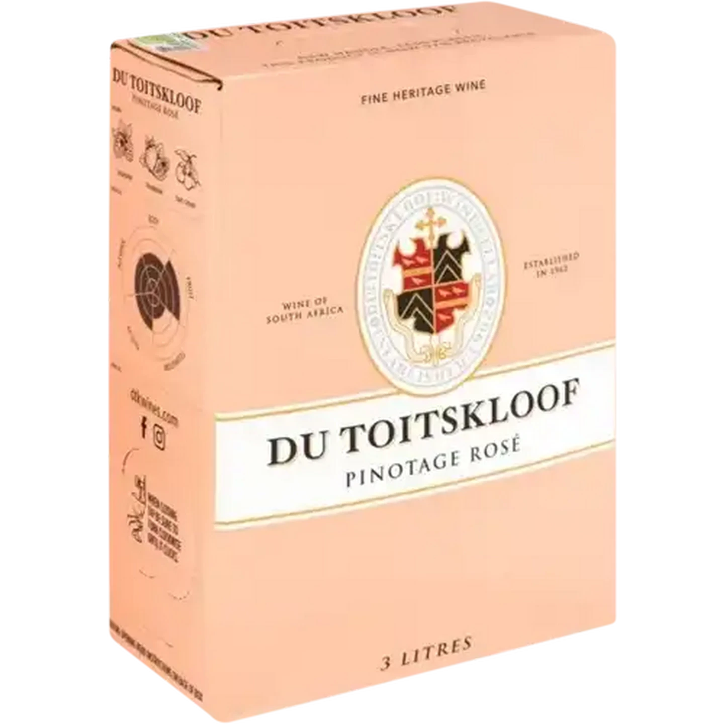 Shoprite ZA | Du Toitskloof Heritage Pinotage Rosé Box 3L