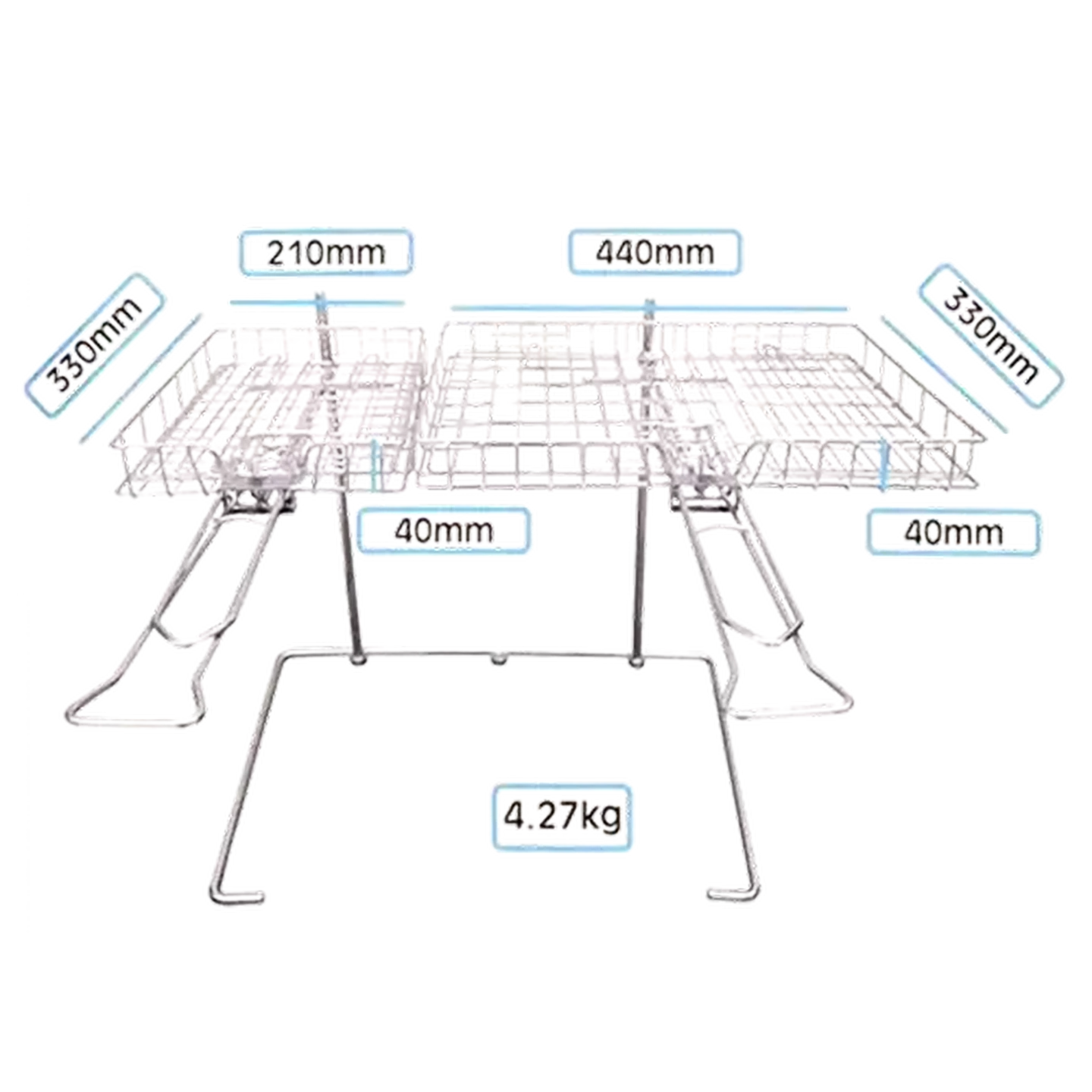 Image of HotRods Stainless Steel U-Braai Combo