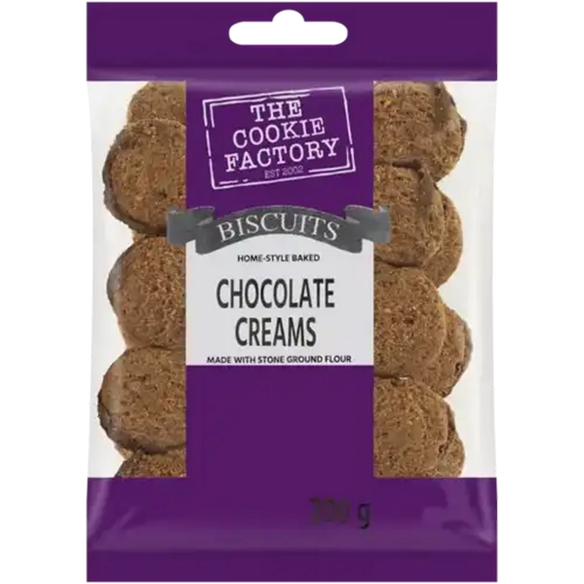Checkers Sixty60 | The Cookie Factory Chocolate Creams Biscuits 200g