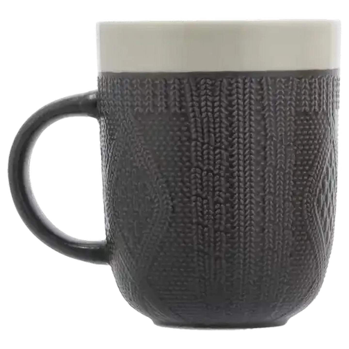 Image of Knit Embossed Coffee Mug 354ml (Colour May Vary)