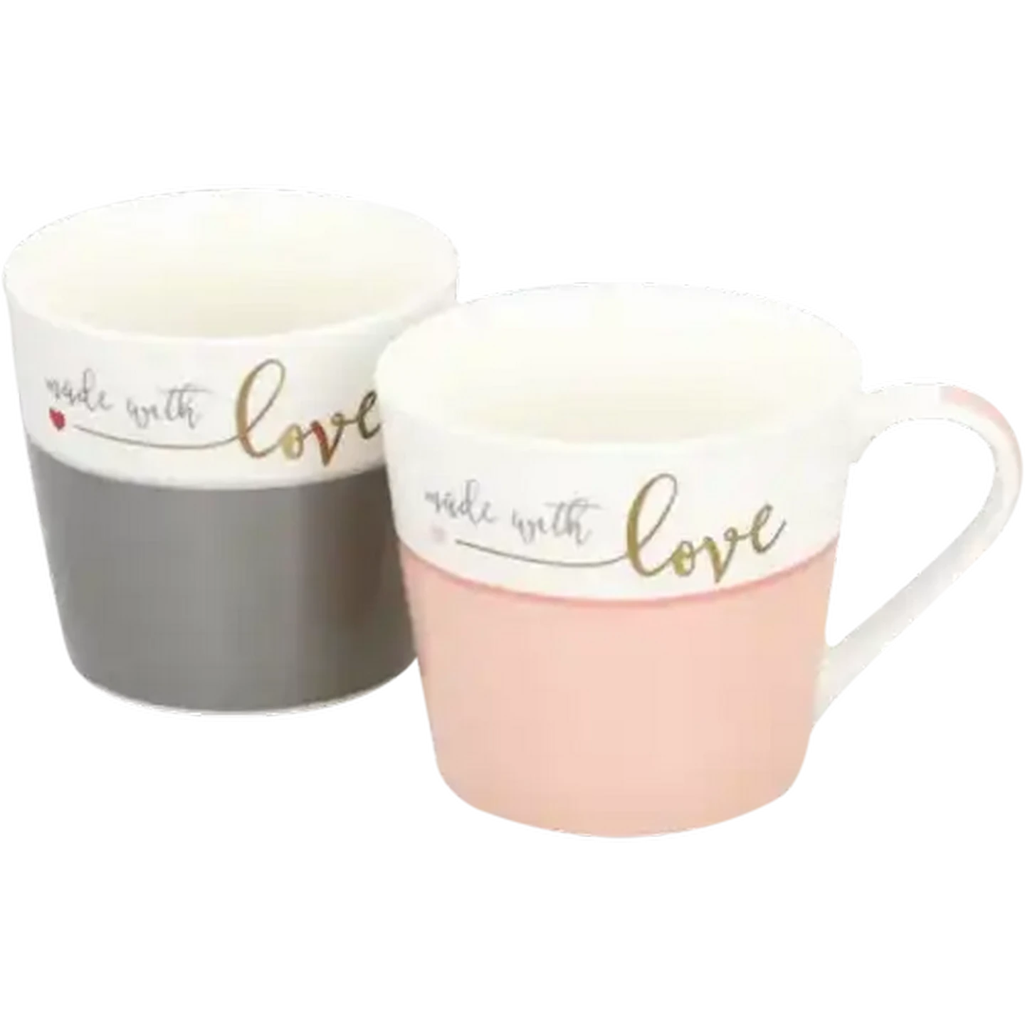 Image of Made with Love Metallic Coffee Mug 415ml (Colour May Vary)