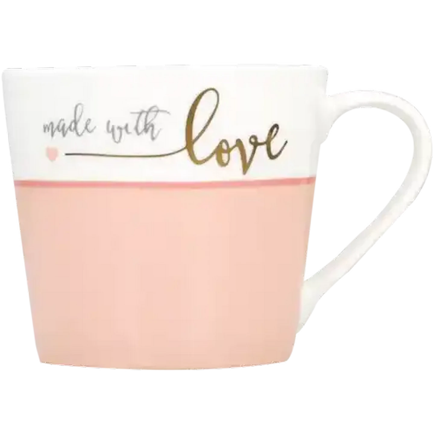 Image of Made with Love Metallic Coffee Mug 415ml (Colour May Vary)