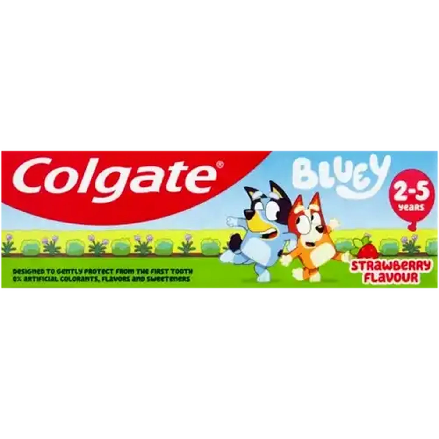 Image of Colgate Bluey Strawberry Flavoured 2-5 Years Fluoride Toothpaste 50ml