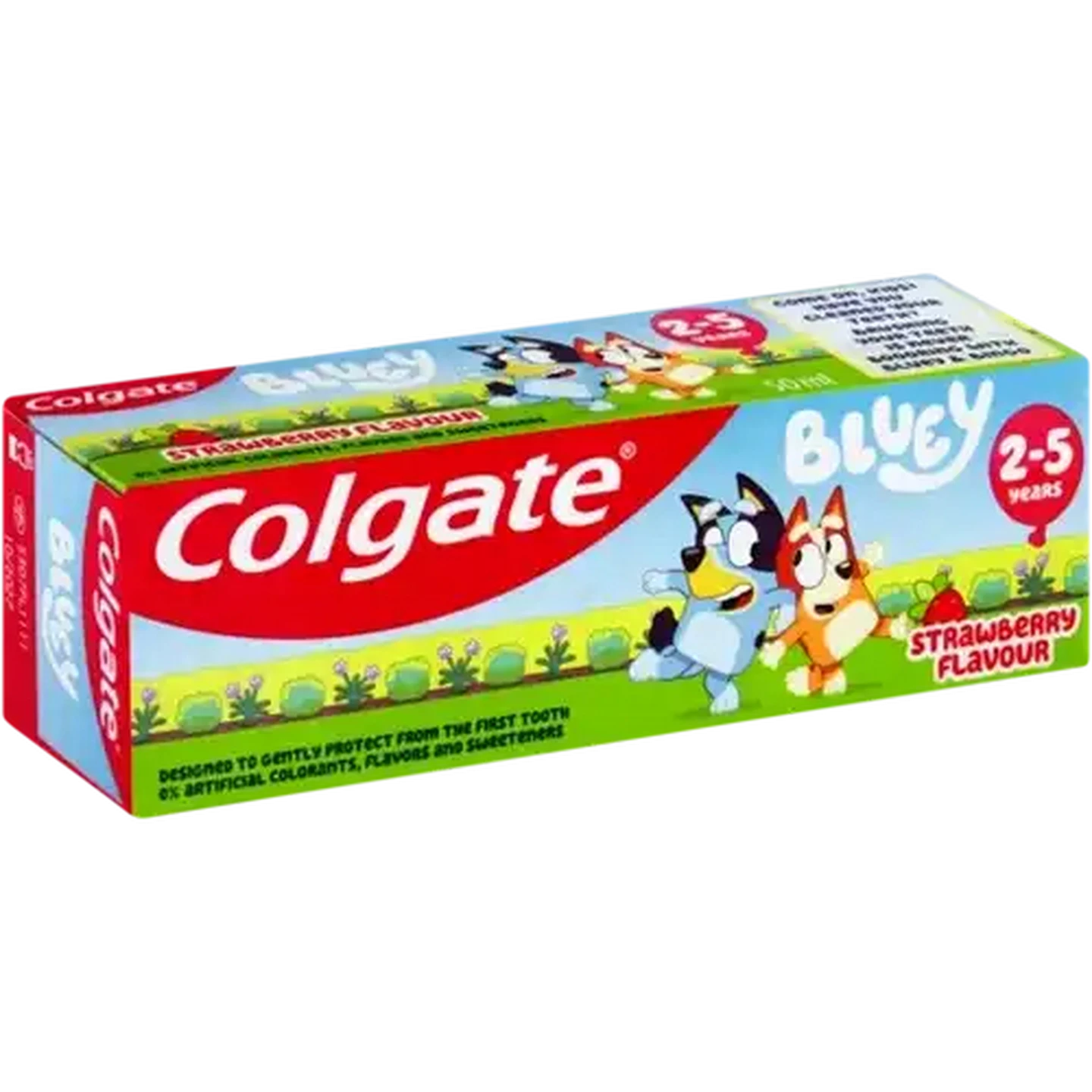 Image of Colgate Bluey Strawberry Flavoured 2-5 Years Fluoride Toothpaste 50ml