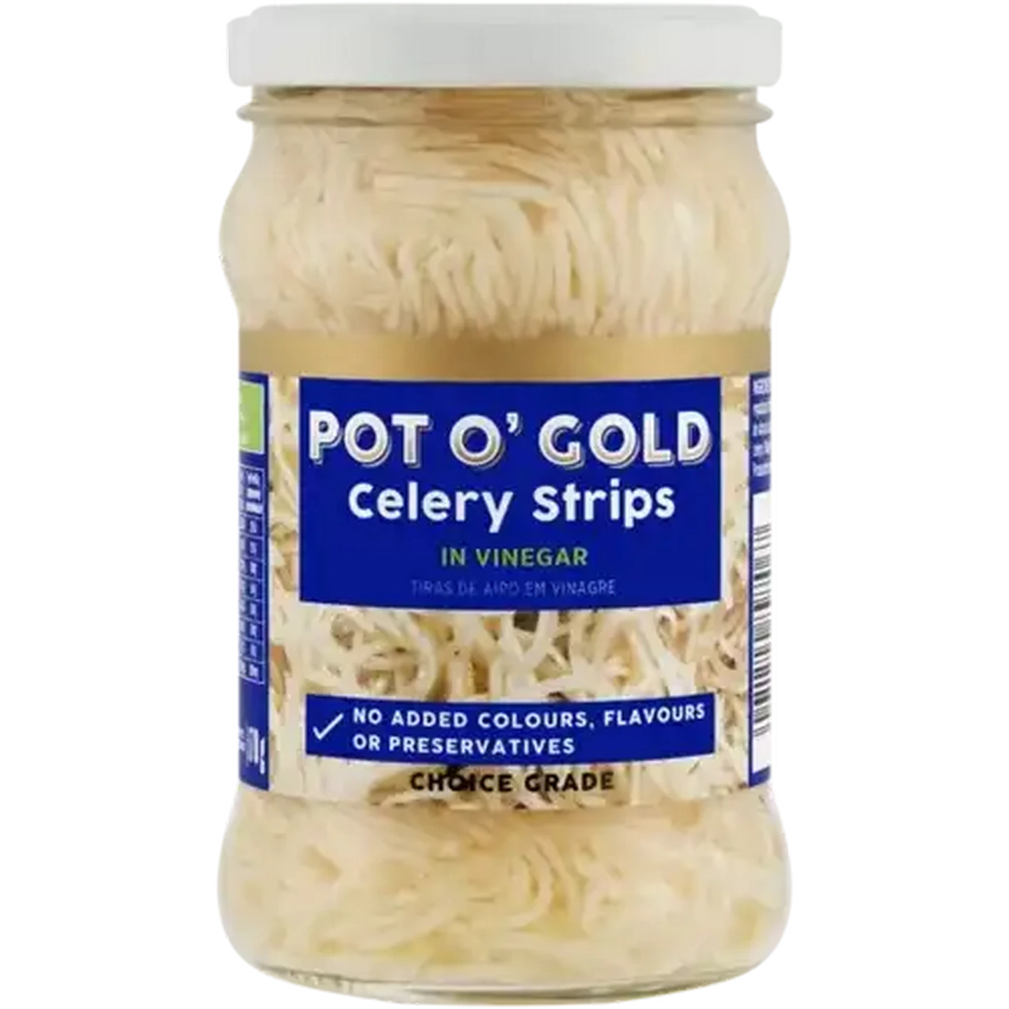 Image of Pot O' Gold Celery Strips in Vinegar 300g