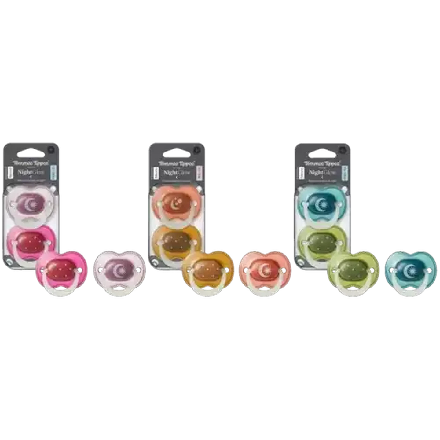 Image of Tommee Tippee Night Soother 18–36 Months 2-Pack (Design May Vary)