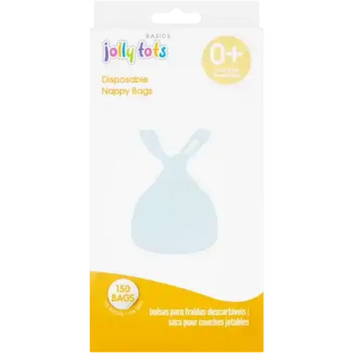 Checkers Sixty60 | Jolly Tots Basics Disposable Nappy Bags 150-Pack