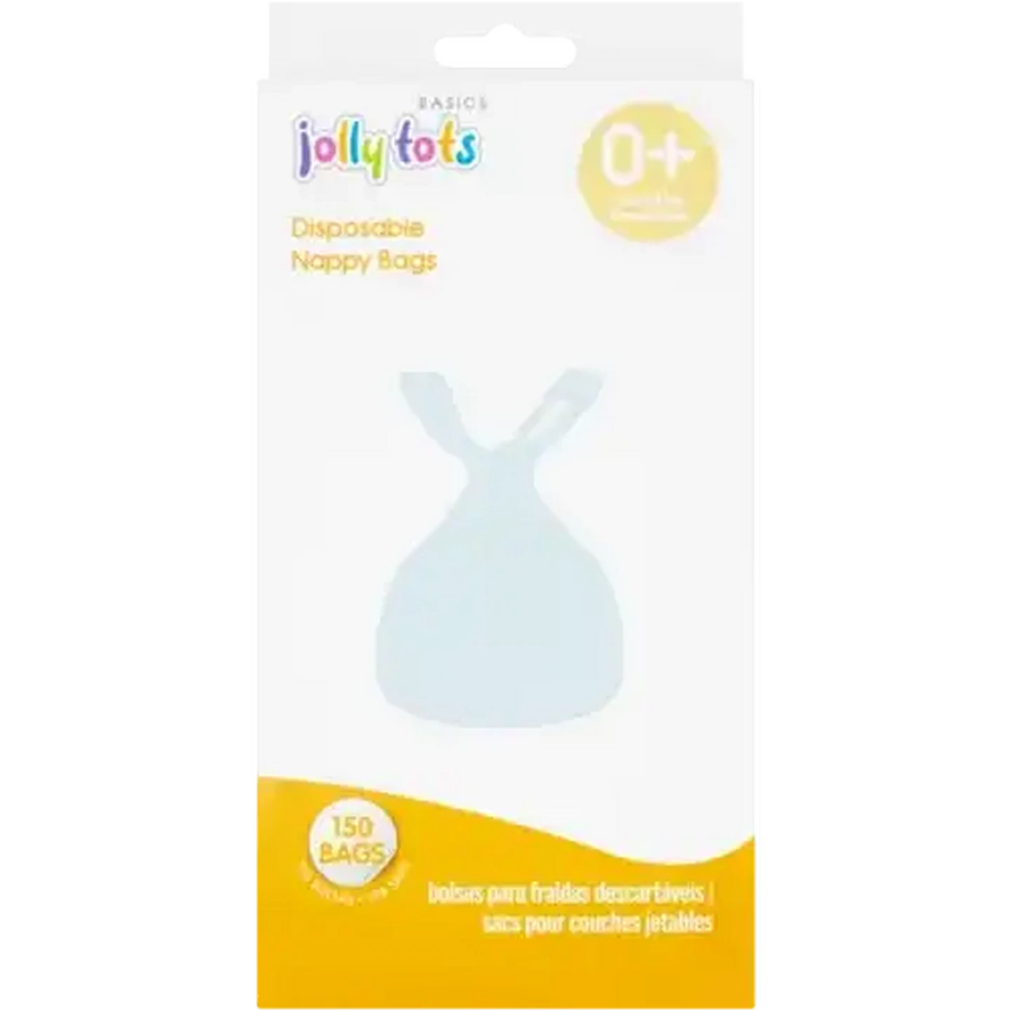 Checkers Sixty60 | Jolly Tots Basics Disposable Nappy Bags 150-Pack