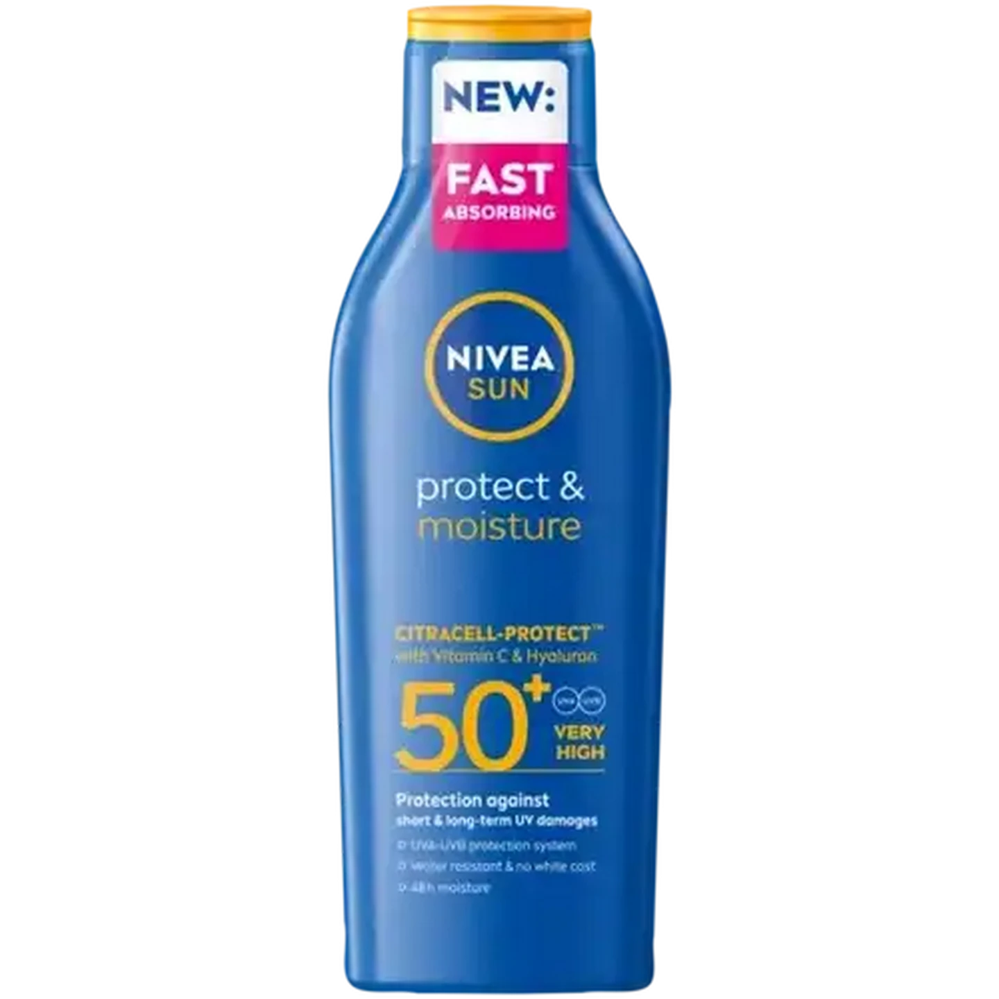 Image of NIVEA SUN SPF 50+ Protect & Moisture Sun Lotion 200ml