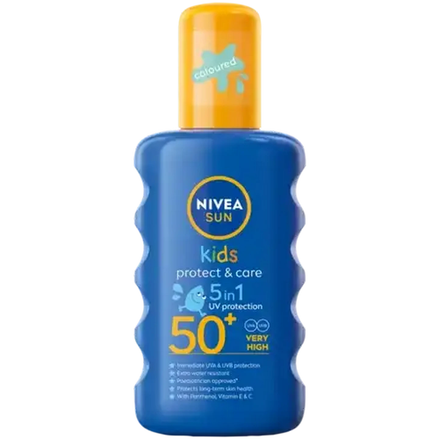 Image of NIVEA SUN Kids SPF 50+ Protect & Care Coloured Moisturising Sun Spray 200ml