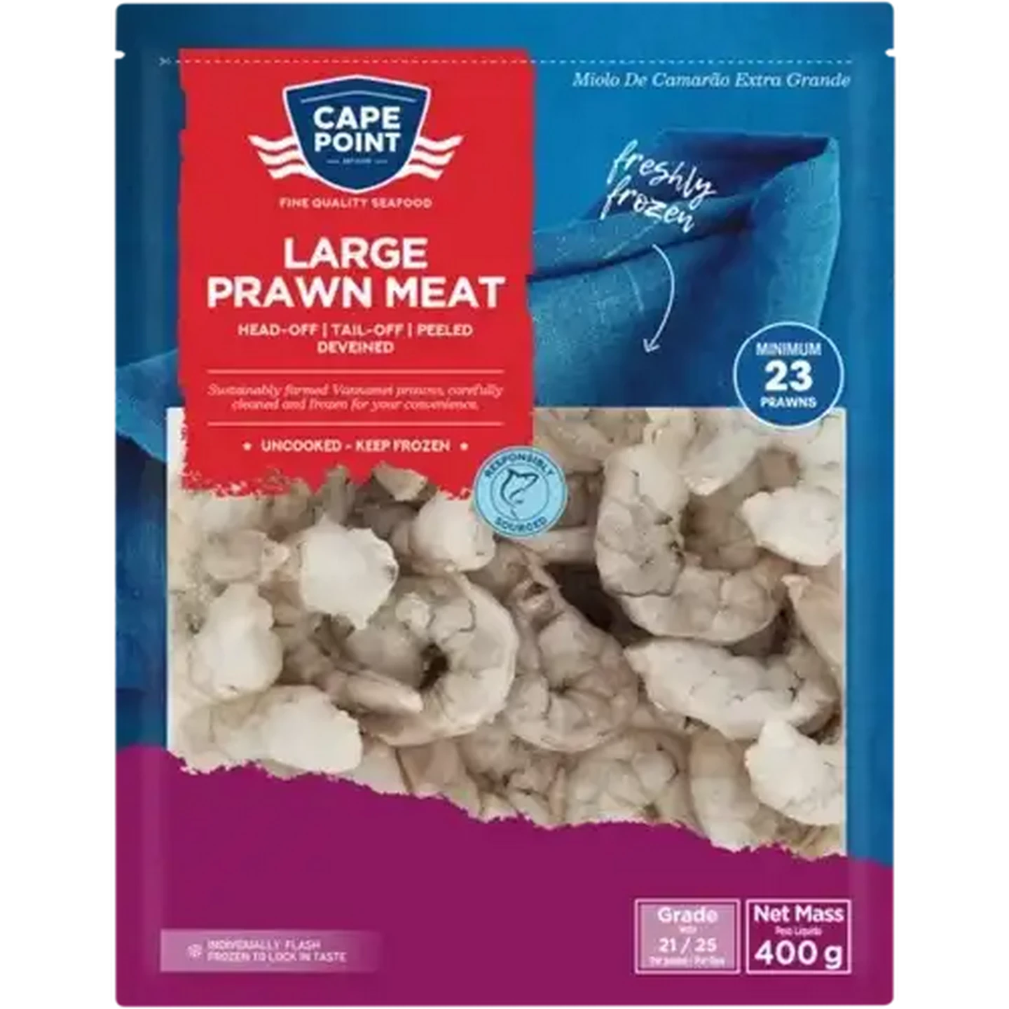 Australian Seafood Handbook,(英語) ハードカバー Checkers Sixty60 | Cape Point Frozen Large Prawn Meat 400g
