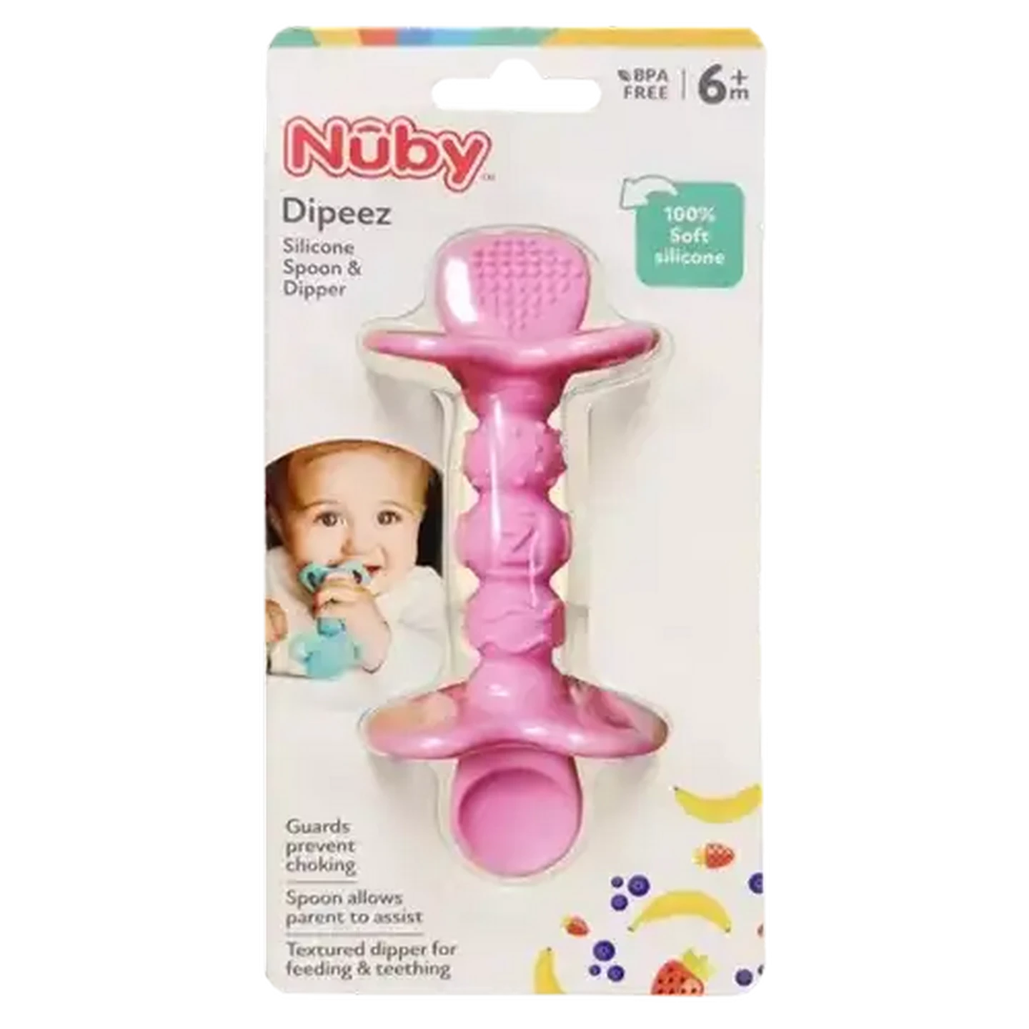 Checkers Sixty60 | Nuby Dipeez Girls Silicone Spoon