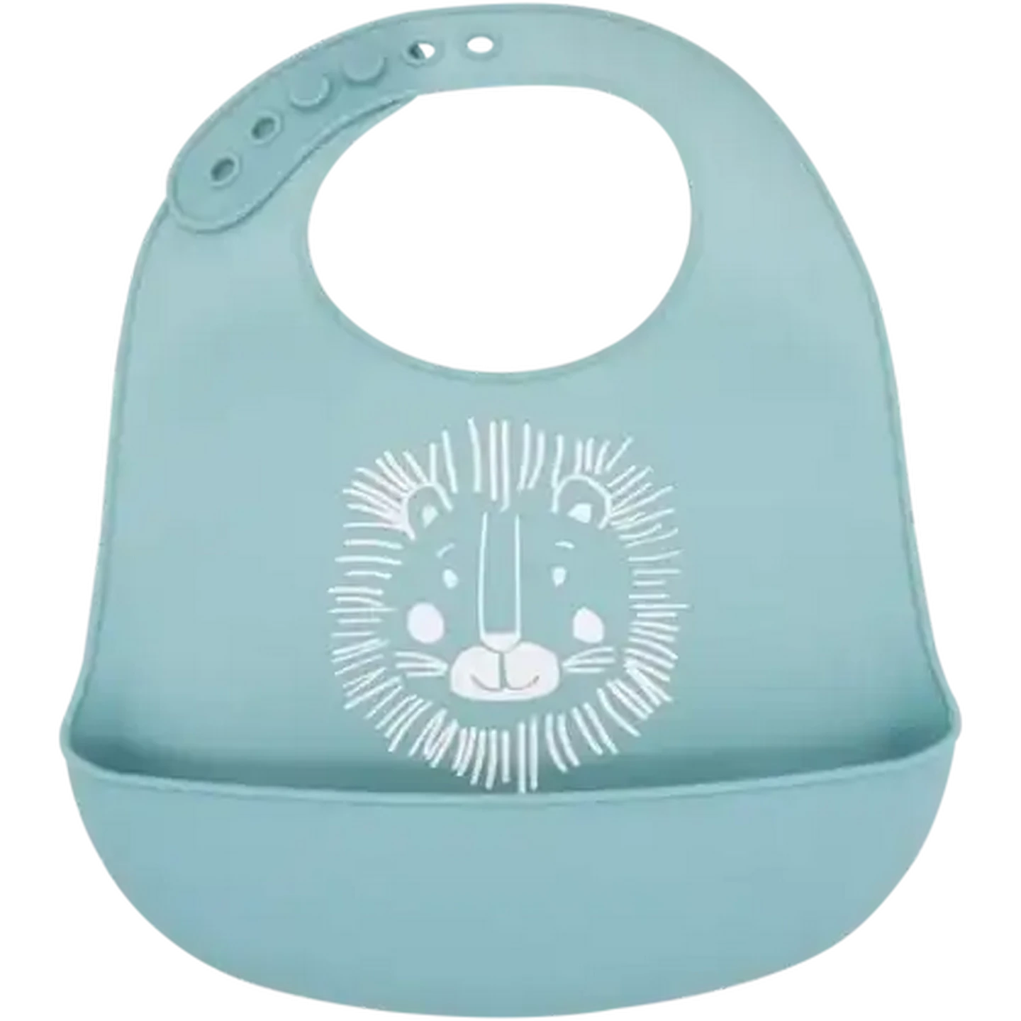 Image of Jolly Tots Silicone Pastel Baby Bib (Design May Vary)