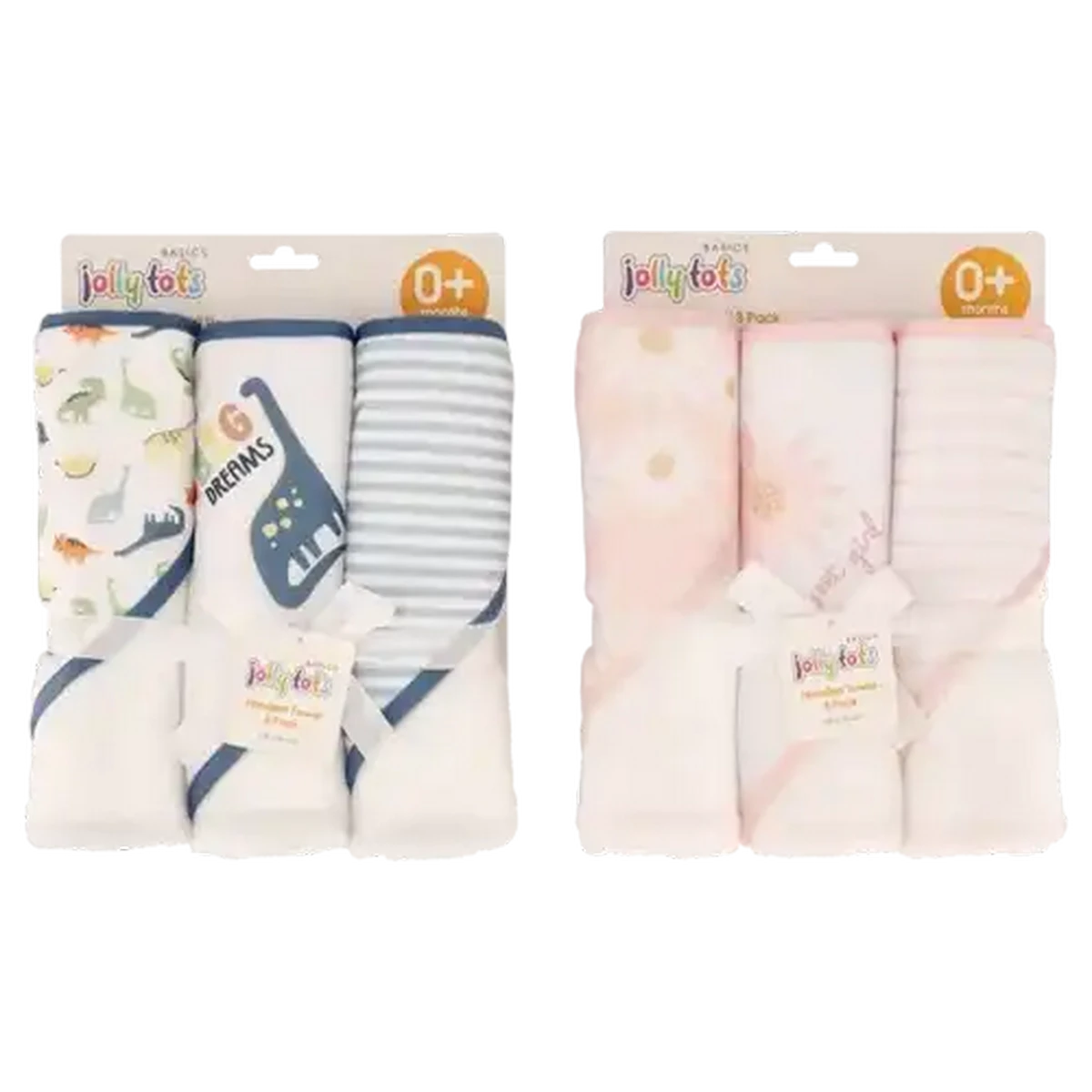 Checkers Sixty60 | Jolly Tots Microfibre Hooded Towel 3-Pack 0+