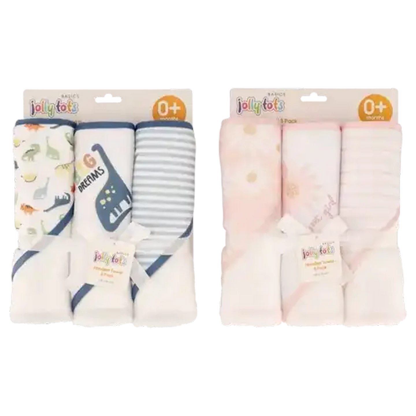 きゃろっと様 Checkers Sixty60 | Jolly Tots Microfibre Hooded Towel 3-Pack 0+