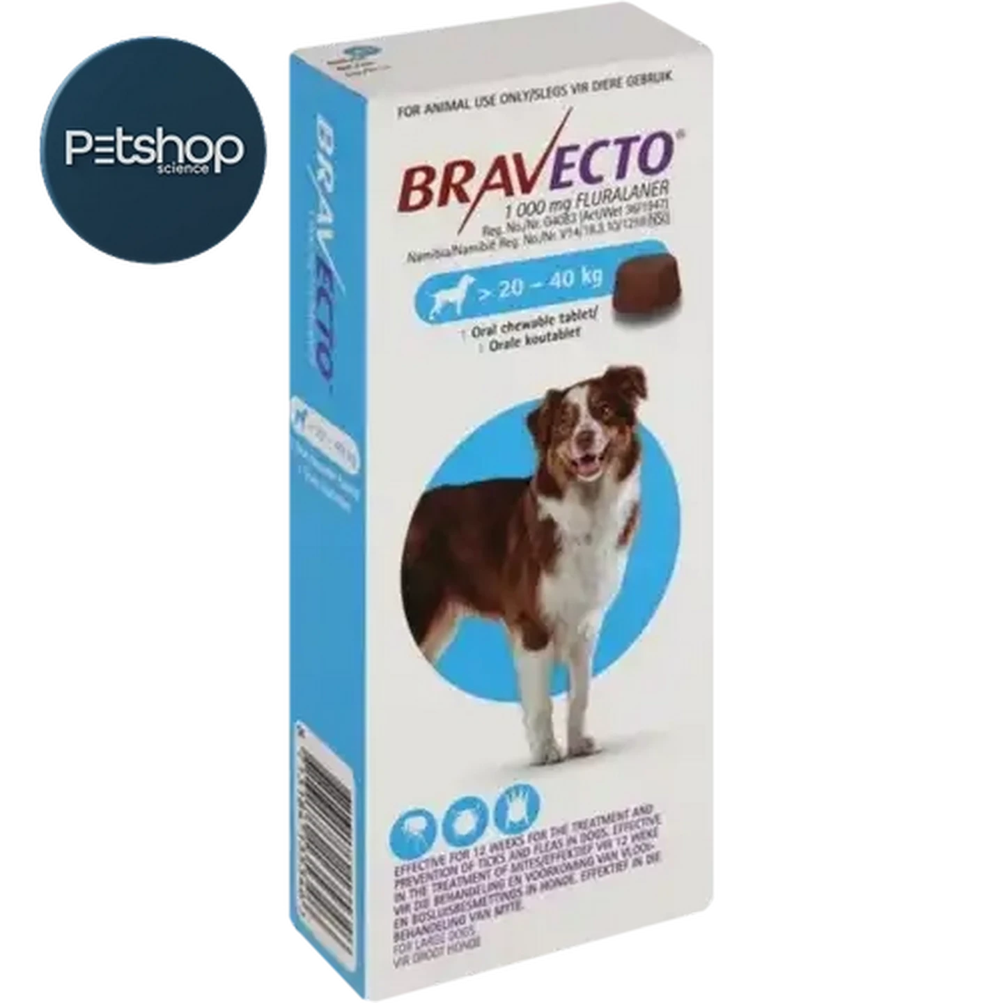 Checkers Sixty60 | Bravecto Chewable Tablet For Large Dogs 1000mg