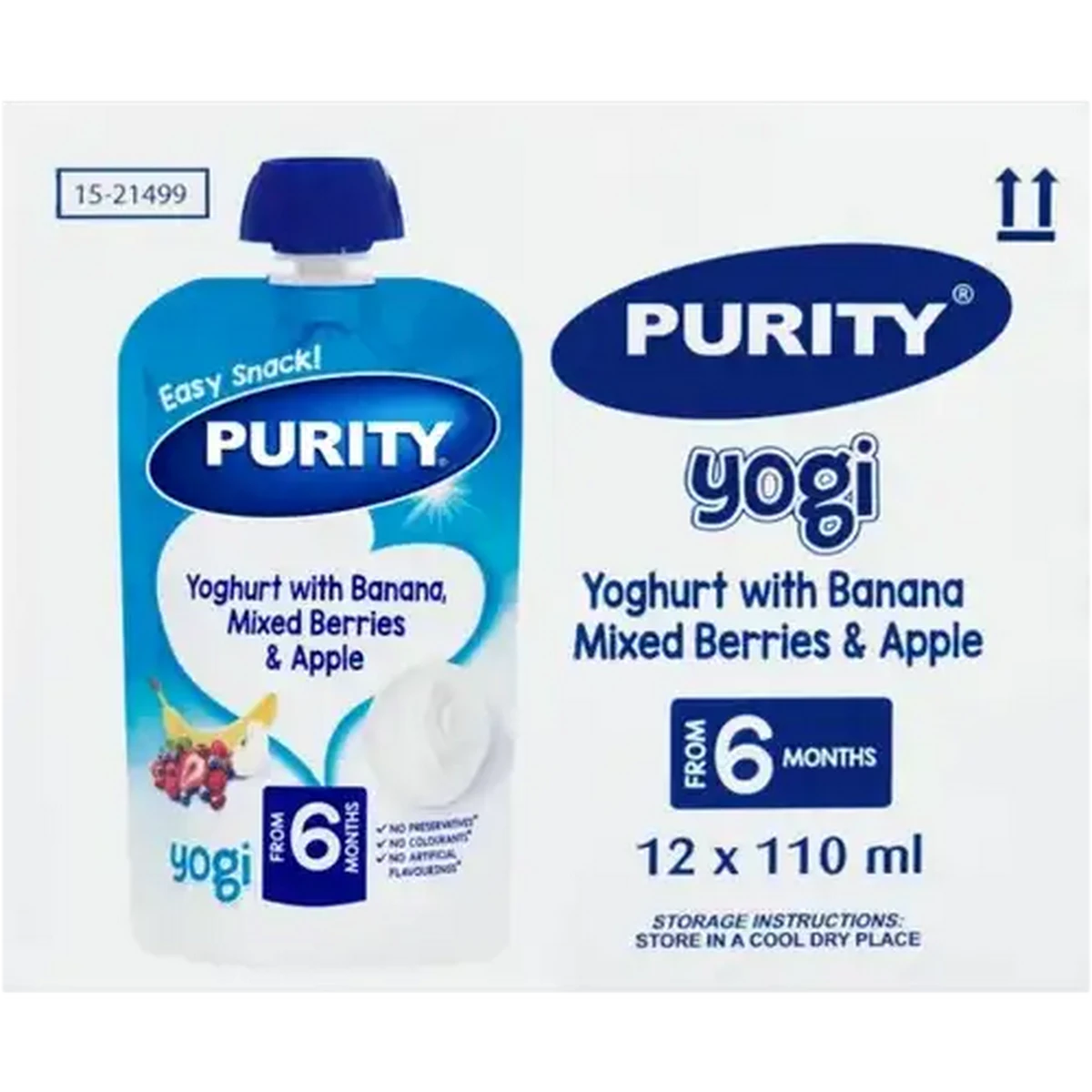 Shoprite ZA | PURITY From 6 Months Yoghurt with Banana, Mixed