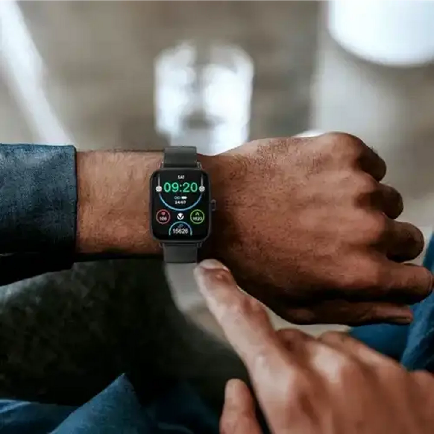 Image of Volkano Chroma Series Smartwatch with Black Strap