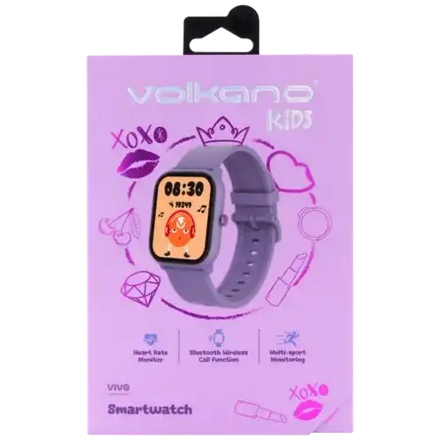 Image of Volkano Lilac Purple Vivo Series Kids Smart Watch
