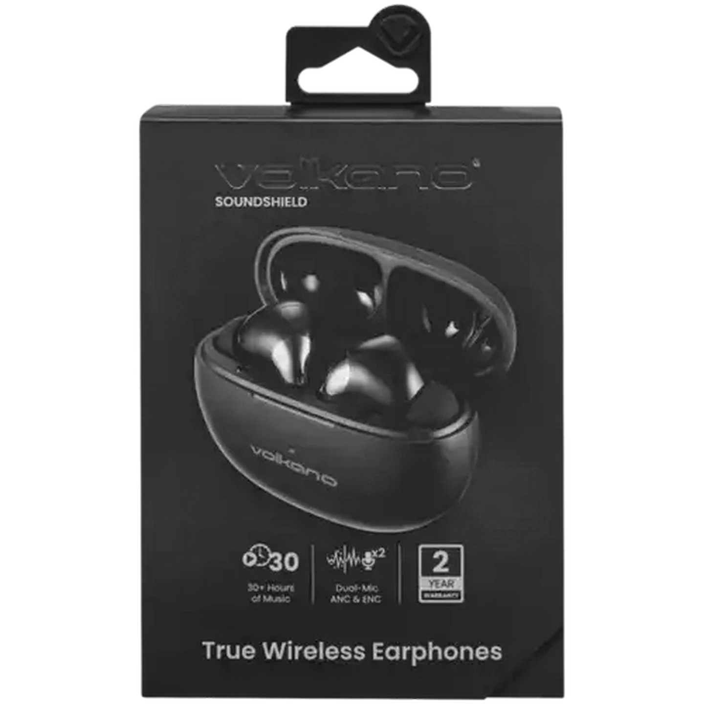 Image of Volkano Black Soundshield TWS Earphones with ANC & ENC