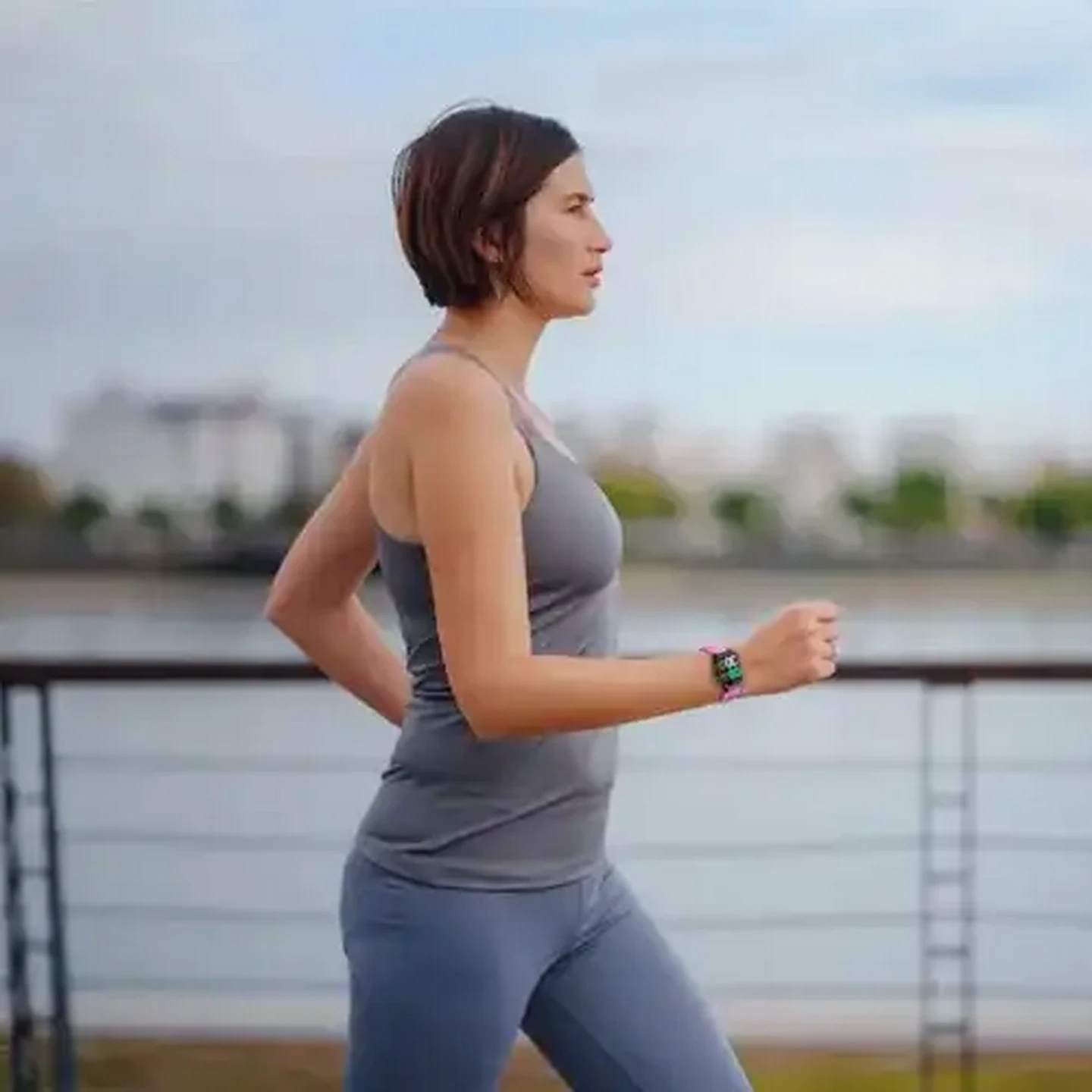 Image of Volkano Chroma Series Smartwatch with Flamingo Pink Strap