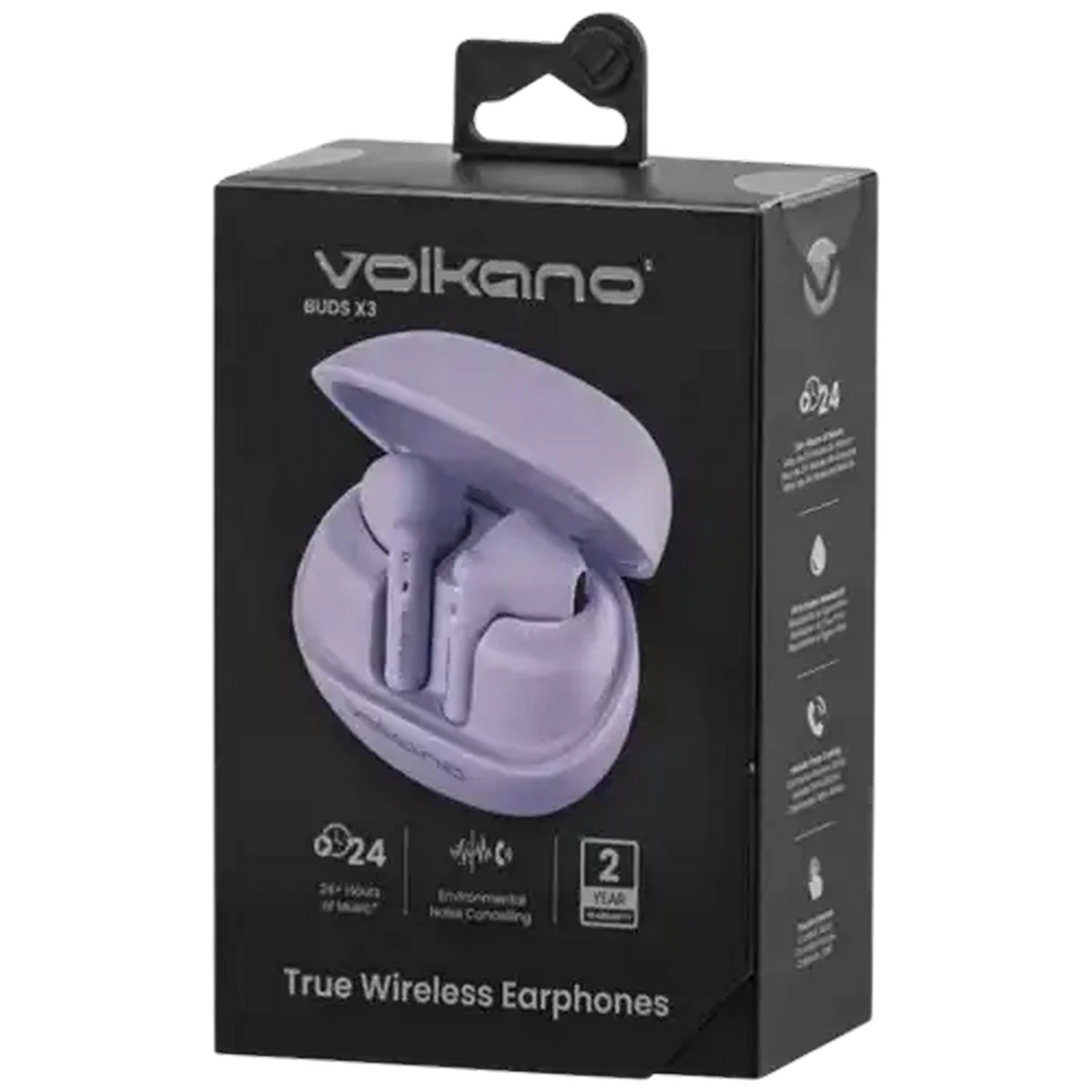 Image of Volkano Purple Buds X3 TWS Earphones with ENC