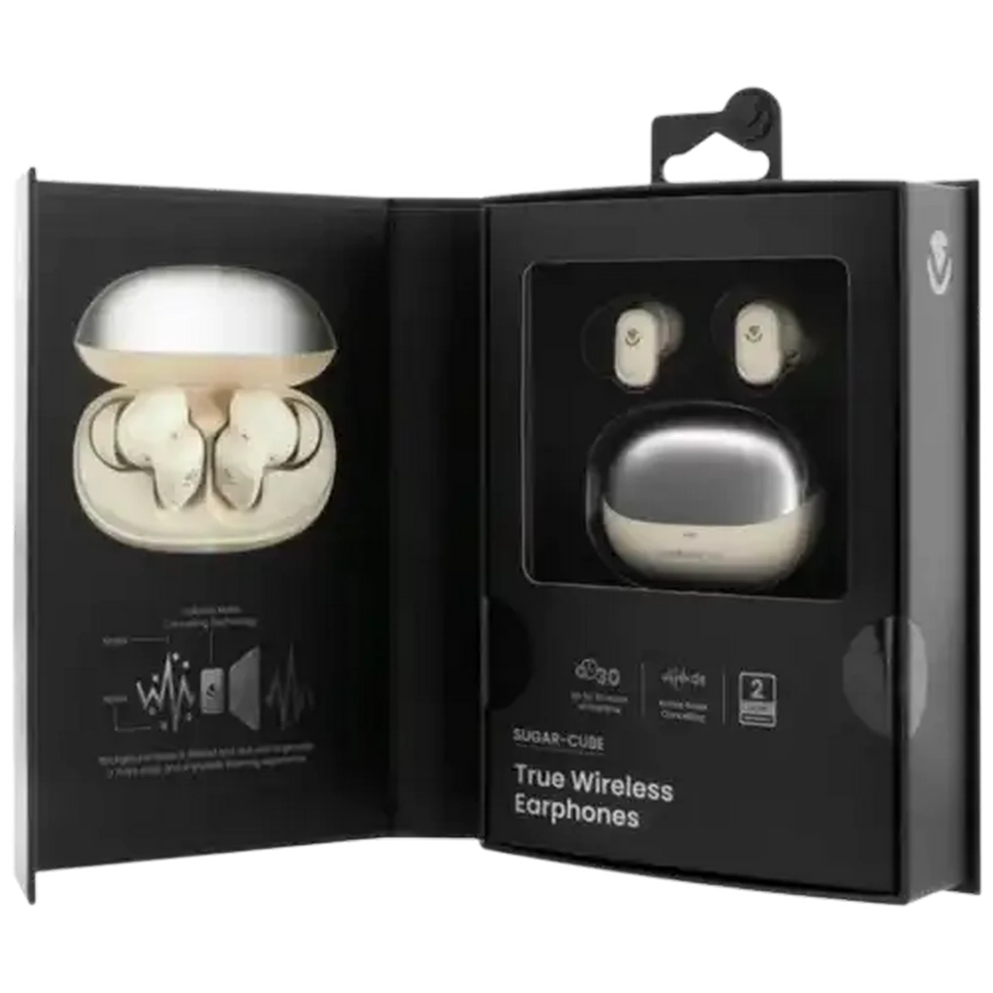 Image of Volkano Nude Sugar-Cube Active Noise-Cancelling True Wireless Earphones