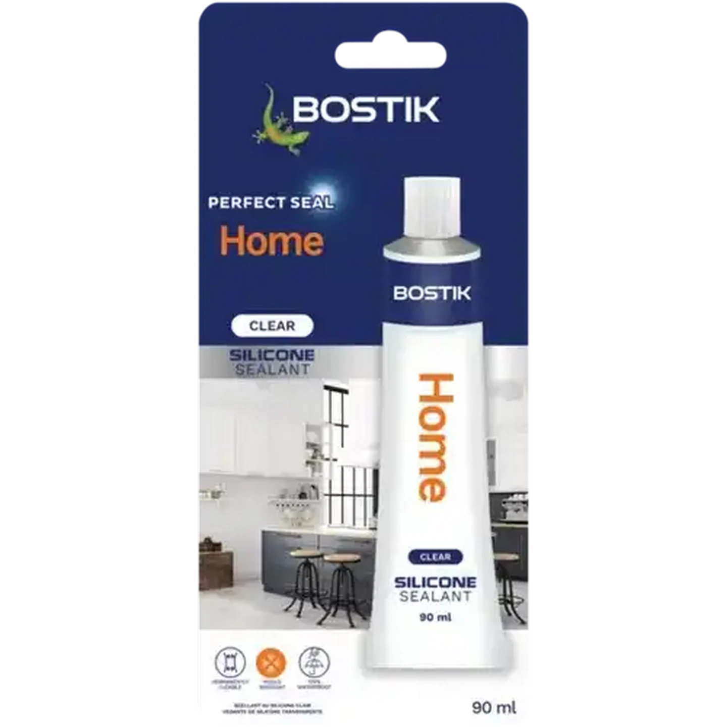 Image of Bostik Home Silicone Sealant 90ml