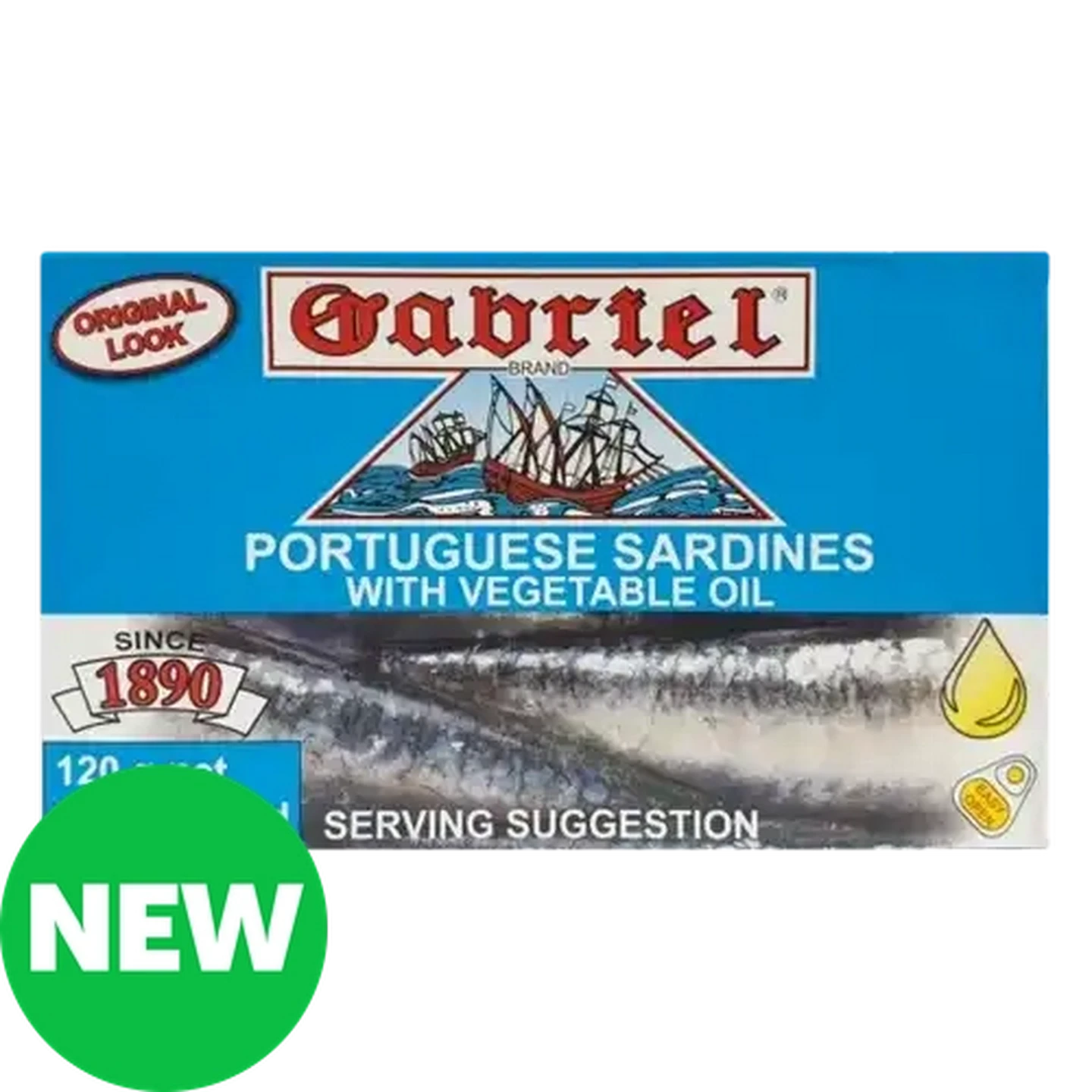 Checkers Sixty60 | Gabriel Portuguese Sardines With Vegetable Oil 120g