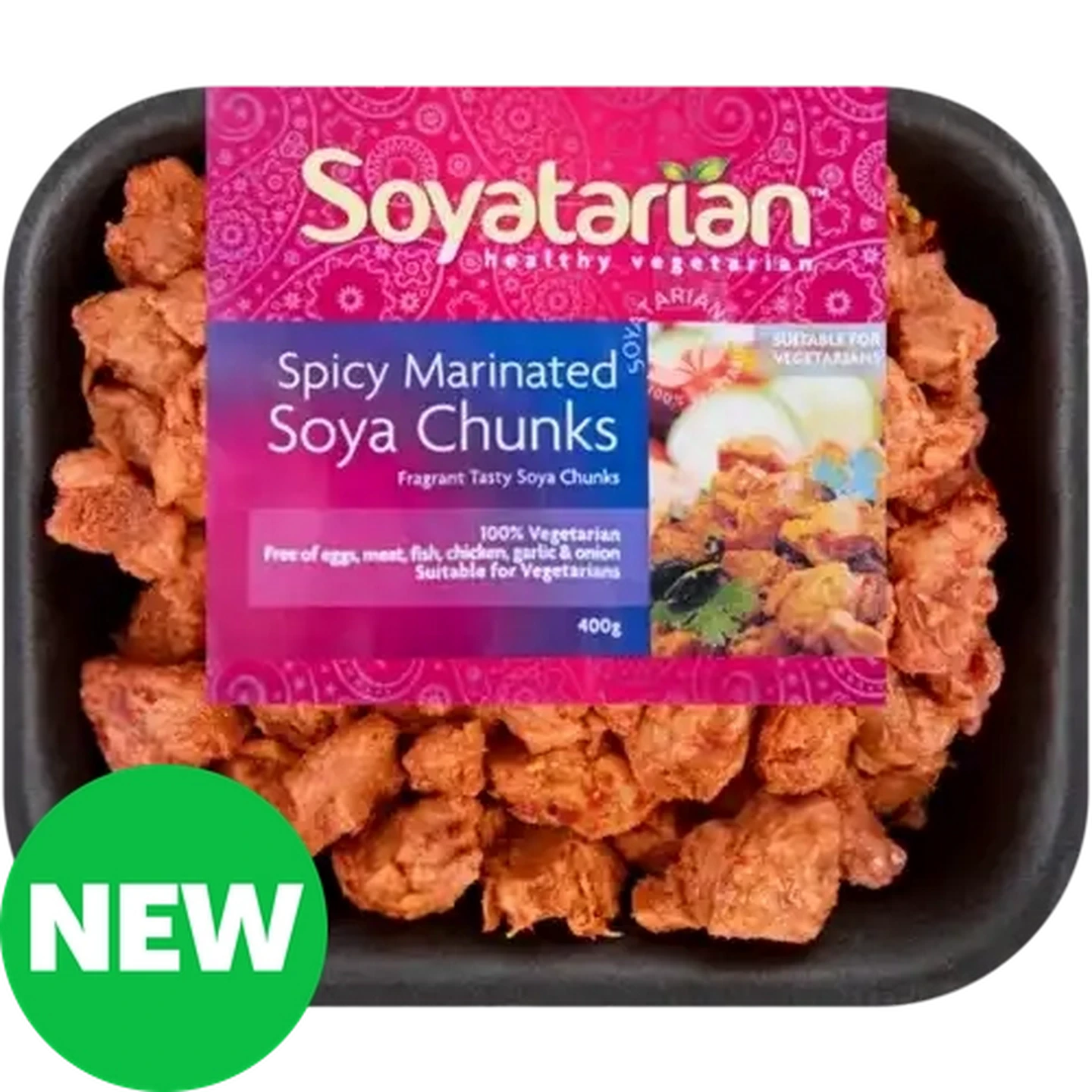 Checkers Sixty60 | Soyatarian Frozen Spicy Marinated Soya Chunks 400g