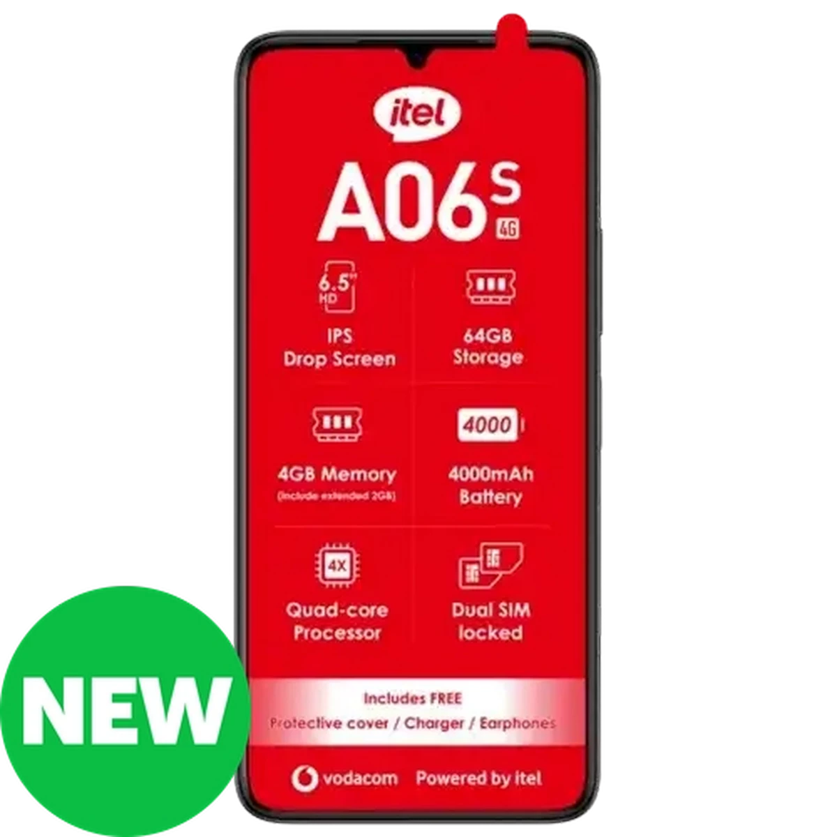 Checkers Sixty60 | itel A06S Black Mobile Handset 64GB