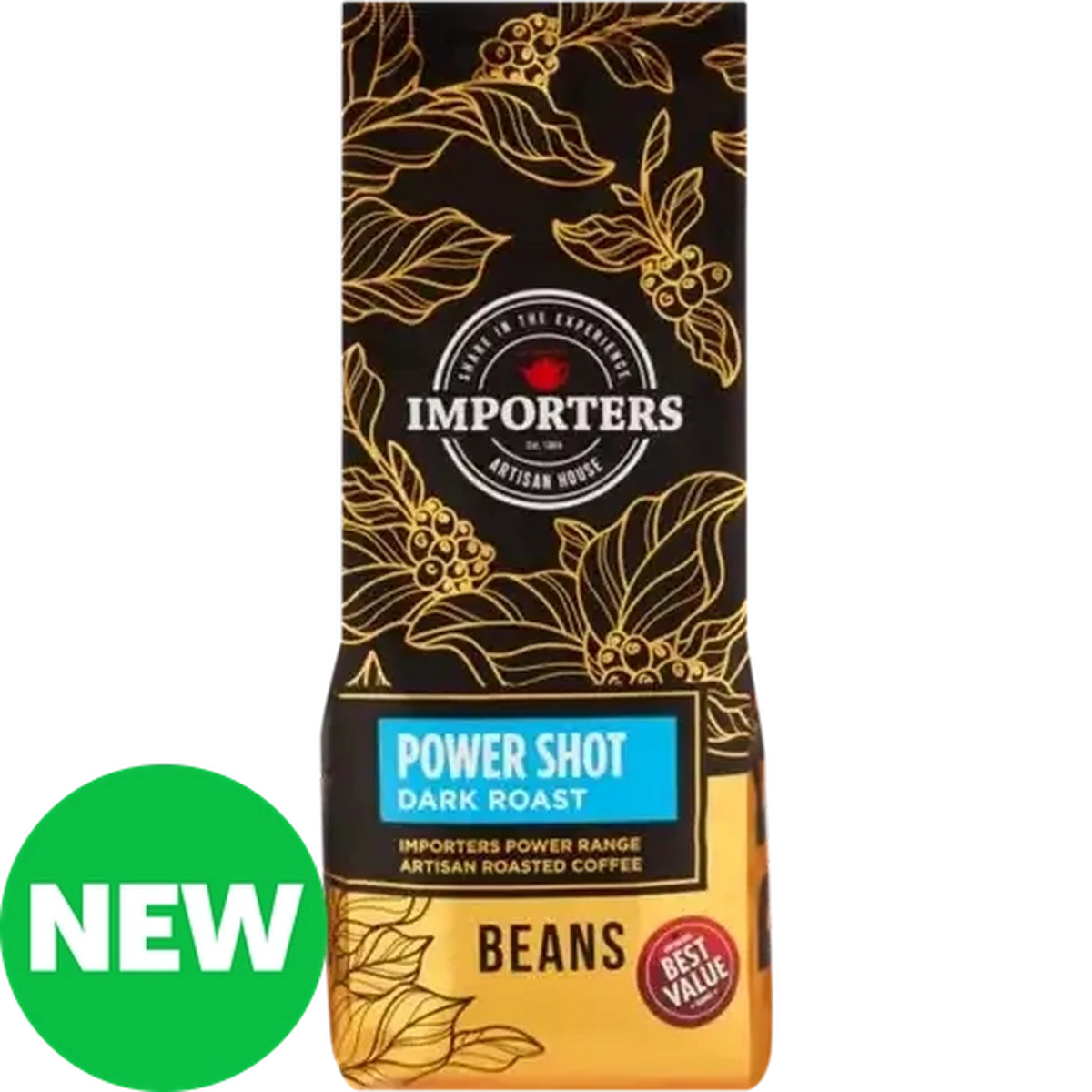 Checkers Sixty60 | Importers Power Shot Dark Roast Coffee Beans 800g