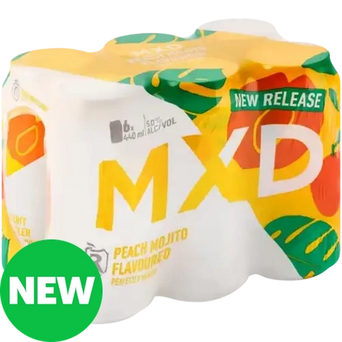 Checkers Sixty60 | MXD Peach Mojito Flavoured Spirit Cooler 6 x 440ml