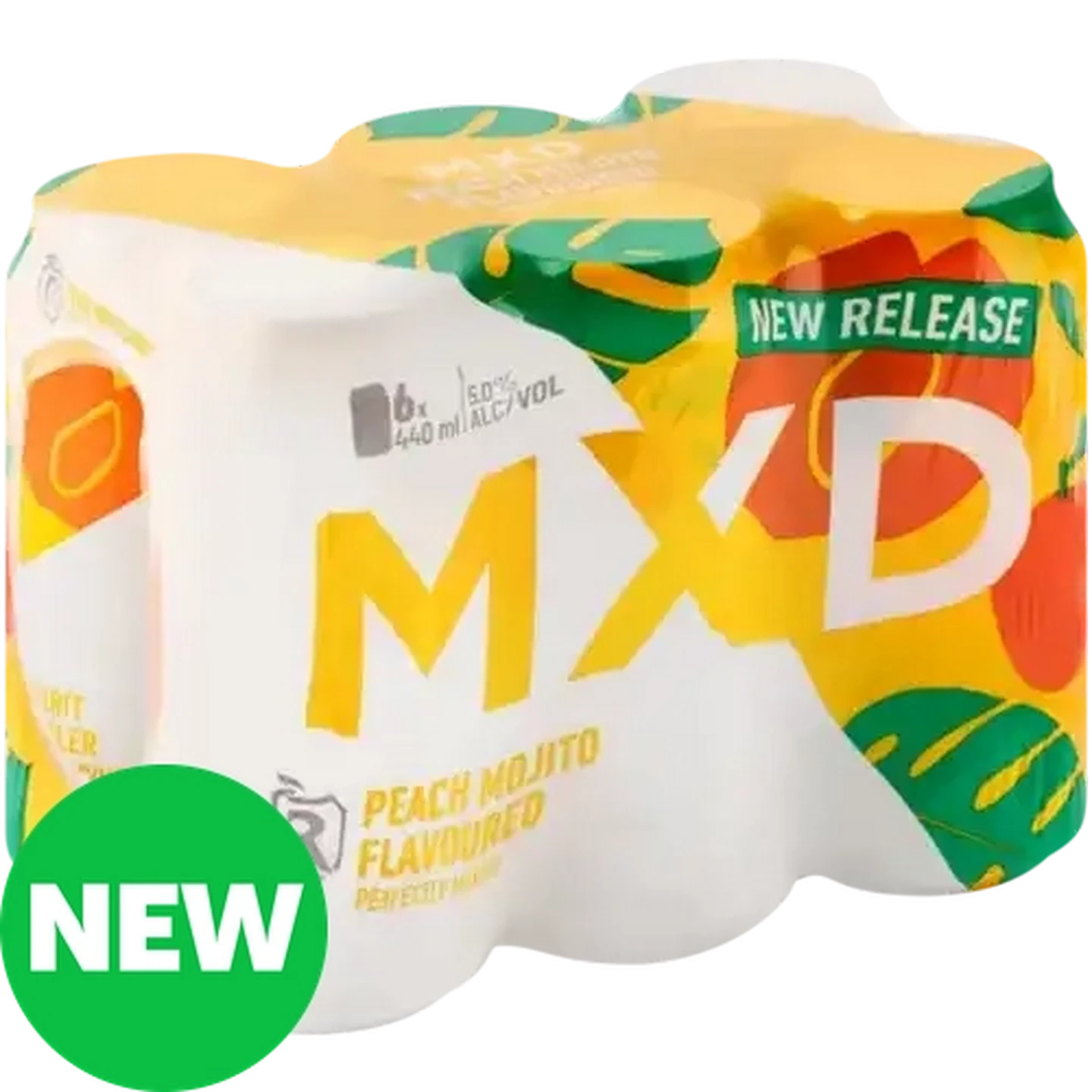Checkers Sixty60 | MXD Peach Mojito Flavoured Spirit Cooler 6 x 440ml