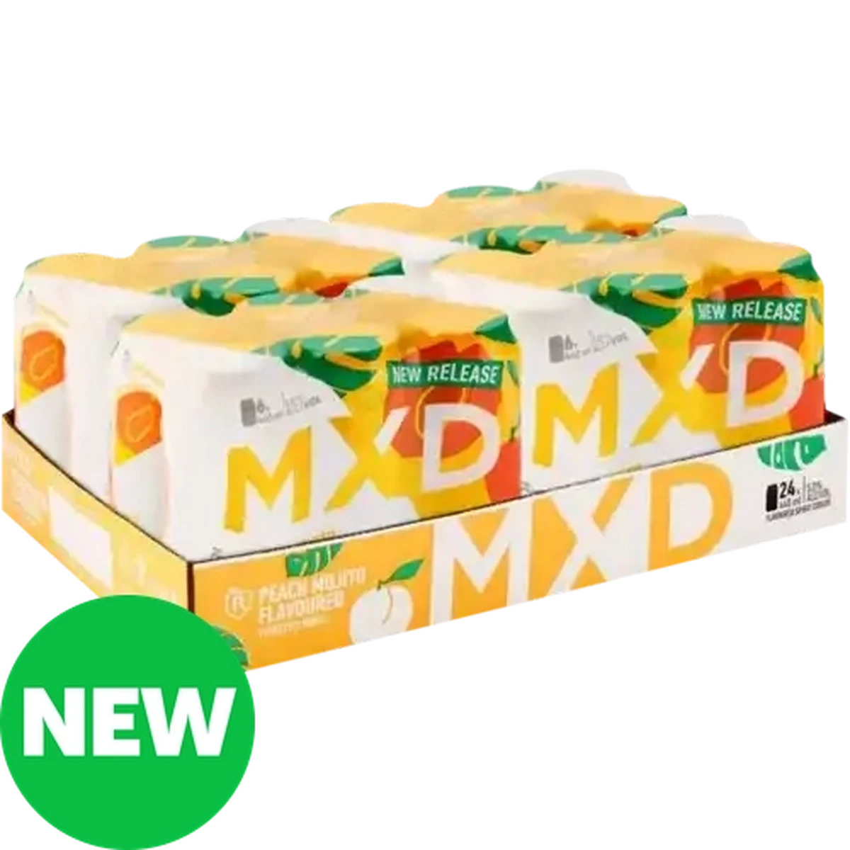 Checkers Sixty60 | MXD Peach Mojito Flavoured Spirit Cooler 24 x 440ml