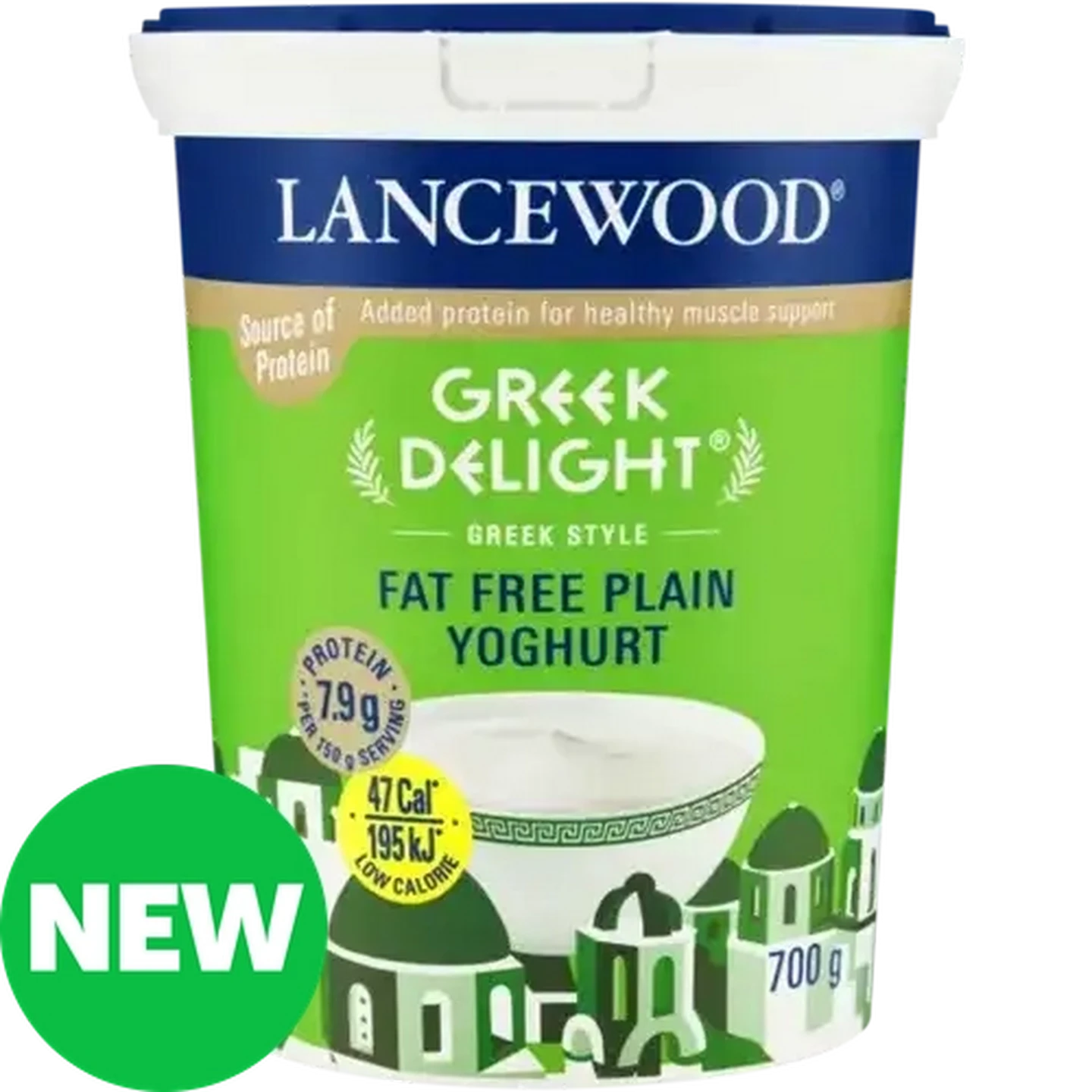 Checkers Sixty60 | LANCEWOOD Greek Delight Fat Free Plain Yoghurt 700g