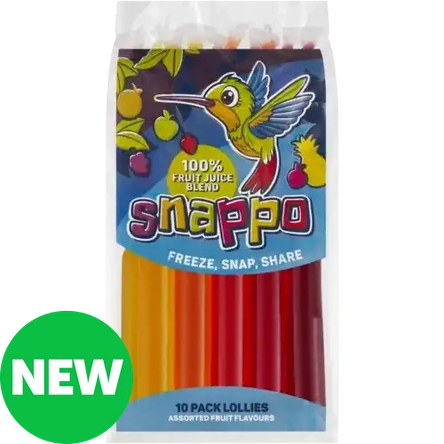 Checkers Sixty60 | SNAPPO Assorted Ice Lollies 10 x 90ml