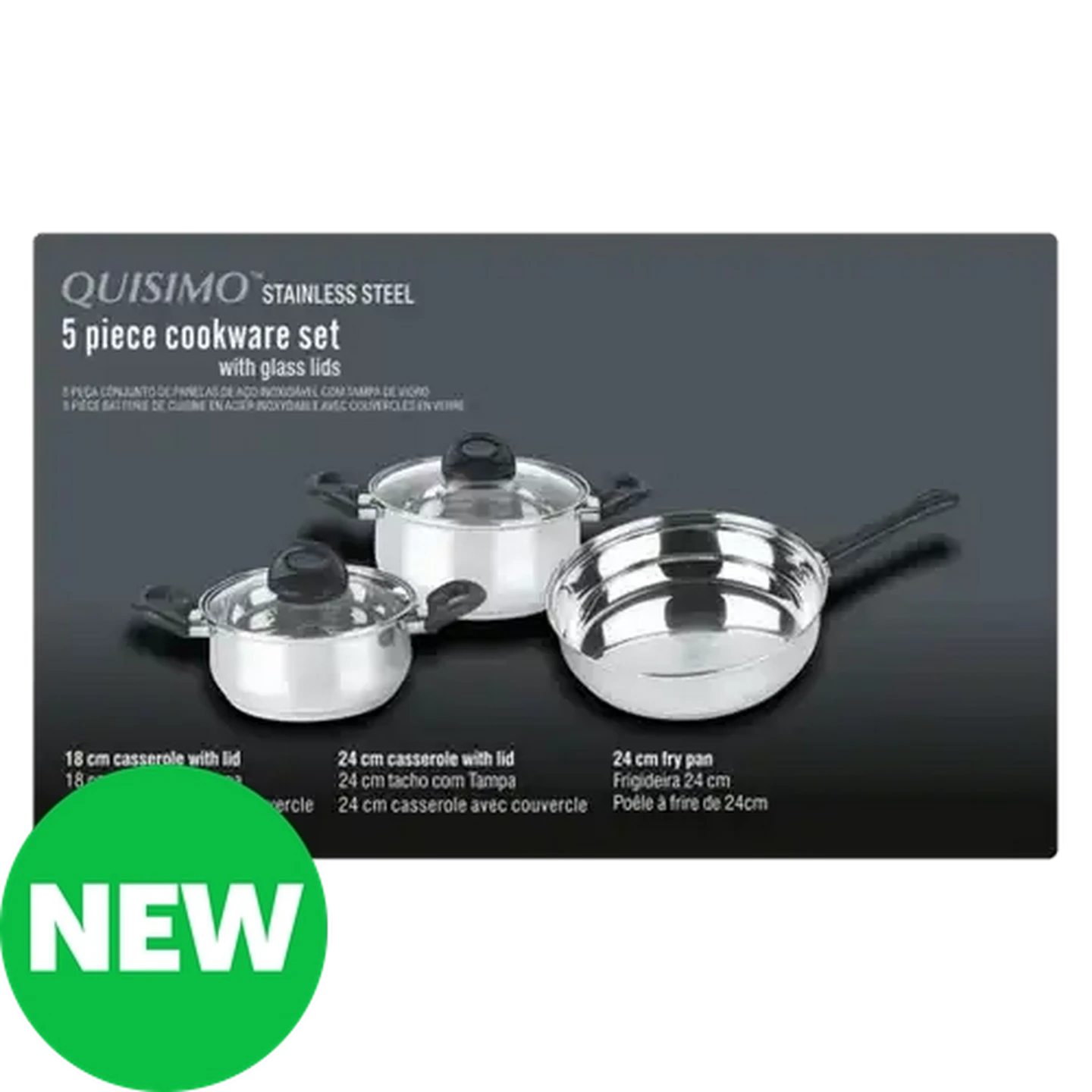 Checkers Sixty60 | Quisimo Stainless Steel Cookware Set 5 Piece