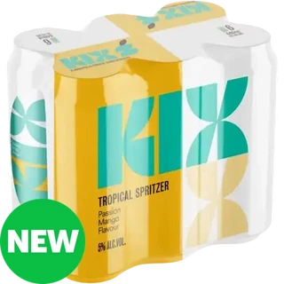 Checkers Sixty60 | KIX Raspberry Peach Flavour Spritzer Cans 6 x 440ml