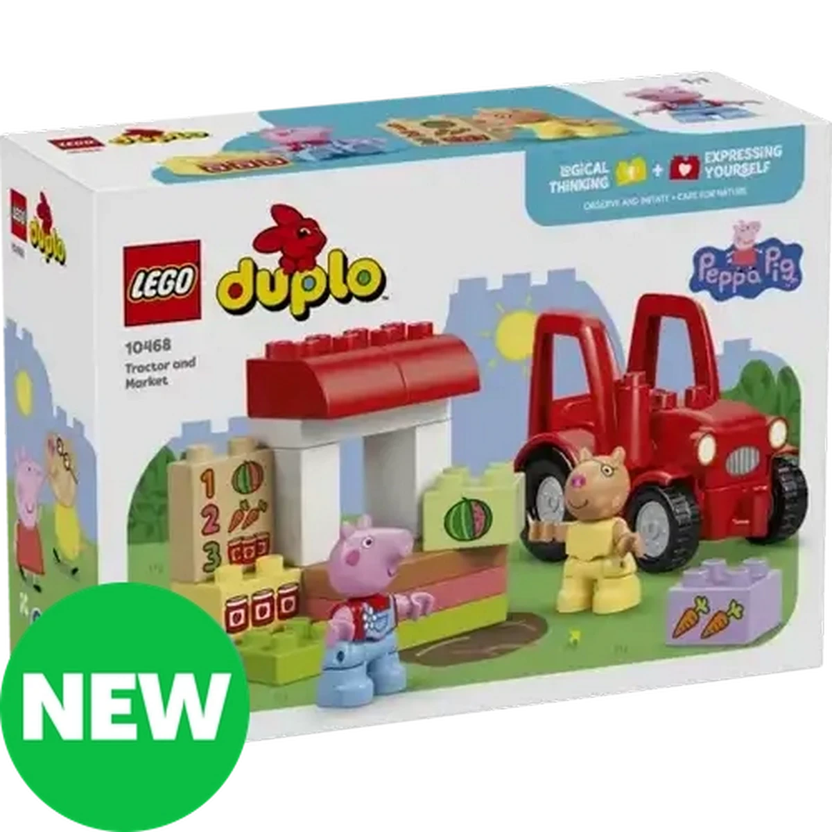 Checkers Sixty60 | LEGO® DUPLO Peppa Pig Tractor and Market (10468)