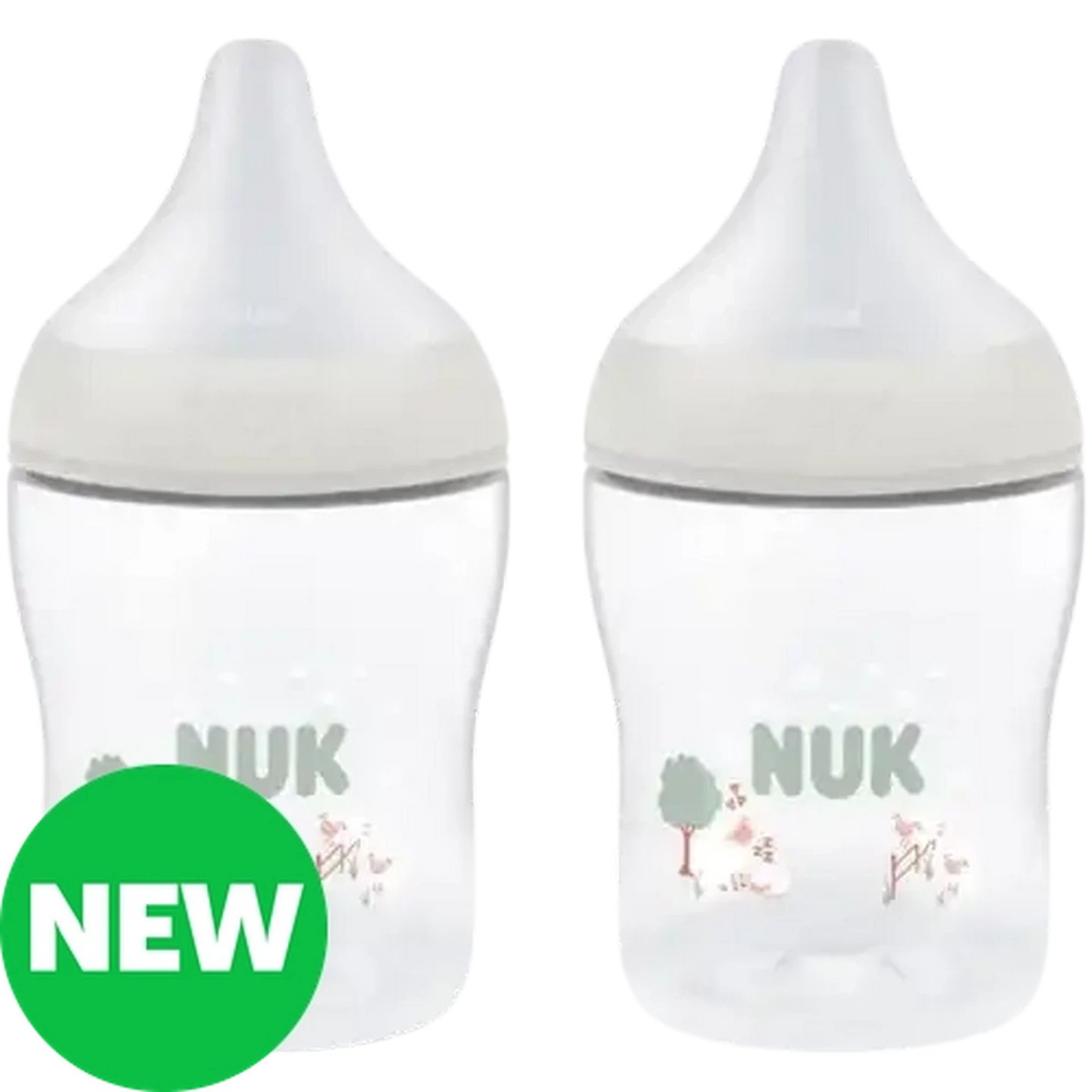 Image of NUK Perfect Match Green Baby Bottles 150ml 0 Months + 2 Pack