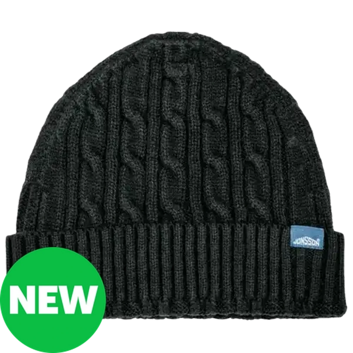 Checkers Sixty60 | Jonsson Workwear Black Cable Knit Beanie (One Size)